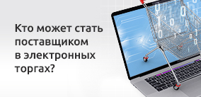 Кто может стать поставщиком в электронных торгах?